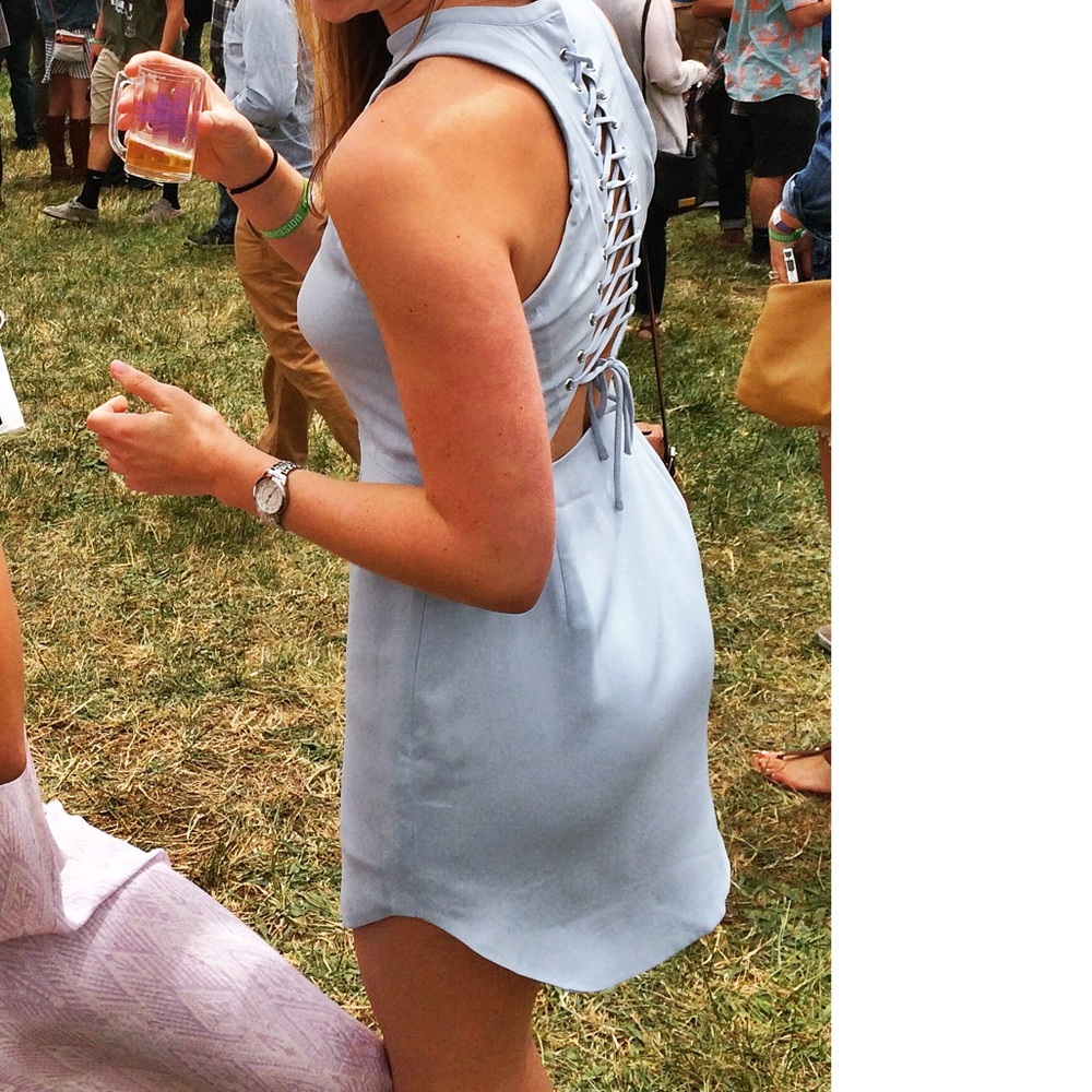 STYLESTALKER powder blue dress